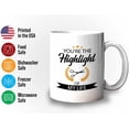 thumbnail image 3 of Barber Coffee Mug 11 oz White - You're The Highlight - Hairdresser Stylist Beautician Shaver Male Female Hairstylist Beauty Salon Hair Salon Cosmetologist Philocalist, 3 of 7