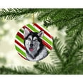 thumbnail image 2 of Carolines Treasures SC9490CO1 Alaskan Malamute Candy Cane Holiday Christmas Ceramic Ornament 3 in multicolor, 2 of 2