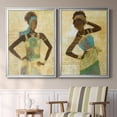 thumbnail image 2 of 2 Piece Set Tribal Vision I Premium Framed Canvas - Ready to Hang - 26.5 x 36.5 Each - Gold Frame, 2 of 8