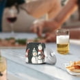 thumbnail image 5 of Yayeee Ashtray with Lid for Cigarette Smokeless Stainless Steel Home Ash Holder, Snowman Family, 5 of 7
