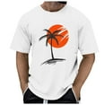 thumbnail image 3 of JLFKNG T-Shirts For Men Hawaiian Style Coconut Tree Printed T-Shirts Crew Neck Short Sleeve Braethable Loose Fit Tee Shirts Lounge Summer Tops, 3 of 6