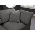 thumbnail image 4 of GREY Velvet Cloud 5C Modular Down Filled Reversible Sectional Soflex Modern, 4 of 5