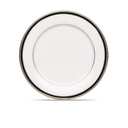 Noritake Wood - Noritake Austin Platinum Dinner Plate, 11-Inch