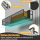 thumbnail image 5 of Estante magnético para especias para refrigerador, paquete de 7 estantes magnéticos  metal, organizador de especias con estante de gancho, soporte para toallas de papel, organizador de, 5 of 7