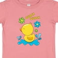 thumbnail image 4 of Inktastic Quack Quack Cute Duckling with Flowers Boys or Girls Baby T-Shirt, 4 of 5