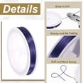 thumbnail image 3 of Uxcell 20 Gauge Copper Wire for Jewelry Making Tarnish Resistant Beading Wire for Jewelry Making Crafts Supplies Purple 79ft, 3 of 6