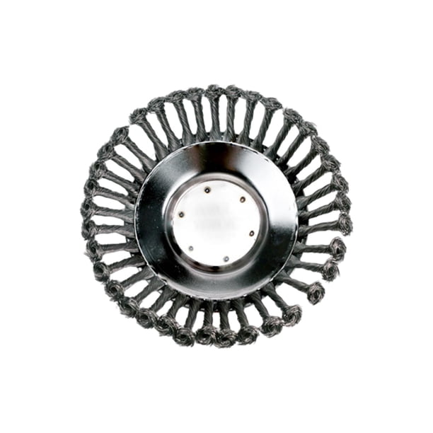 de corte con cable para , cepillo giratorio para , disco de cepillo de rueda de alambre portátil, 8 pulgadas Zulema Cabezal de corte
