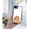 thumbnail image 5 of WIRESTER Shockproof Soft Rubber Cover Case for Apple iPhone 16e 6.1" 2025, Floppy Ears Brown Bunny Rabbit, 5 of 5