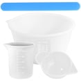 thumbnail image 1 of Miangastore DIY Resin Epoxy Accessory Silicone White 1 Set 8.3X5.3X5.7in, 1 of 8