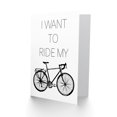 thumbnail image 2 of Sport I Want To Ride Bike Cycling Greetings Card Plus Envelope Blank inside, 2 of 3
