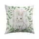 thumbnail image 2 of CaiYueKe Easter Spring Decorative Pillow Cover Floral Bunny Rabbit Home Decor Throw Cushion Case Seasonal Holiday Living Room Bedroom Sofa Accent Pillow, 2 of 7