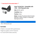 thumbnail image 2 of Outer Tie Rod End - Compatible with 1990 - 1994 Plymouth Laser 1991 1992 1993, 2 of 2