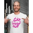 thumbnail image 2 of Let's Beach Off T-shirt Men's -SmartPrintsInk Designs, 2 of 4