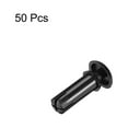 thumbnail image 3 of Unique Bargains Push Clips Rivets 4mm x 12mm PCB Circuit Panel Nylon Fasteners Black 50Pcs, 3 of 3