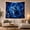 Full Moon Wolf, variant on Floral Garden Wolves with Right Side Chest Both, Mystical Fantasy for Space Lovers, Galaxy Room Decor, Christmas Gift, Tapestry Wall Hanging for Bedroom and Dorm