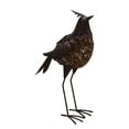 thumbnail image 2 of Oakland Living 650256-BIRD-HB 20.3 in. Steel Indoor & Outdoor Animal Garden Bird Metal Sculpture Statue with Solar Light & Ground Stake, Hammer Tone Bronze, 2 of 6