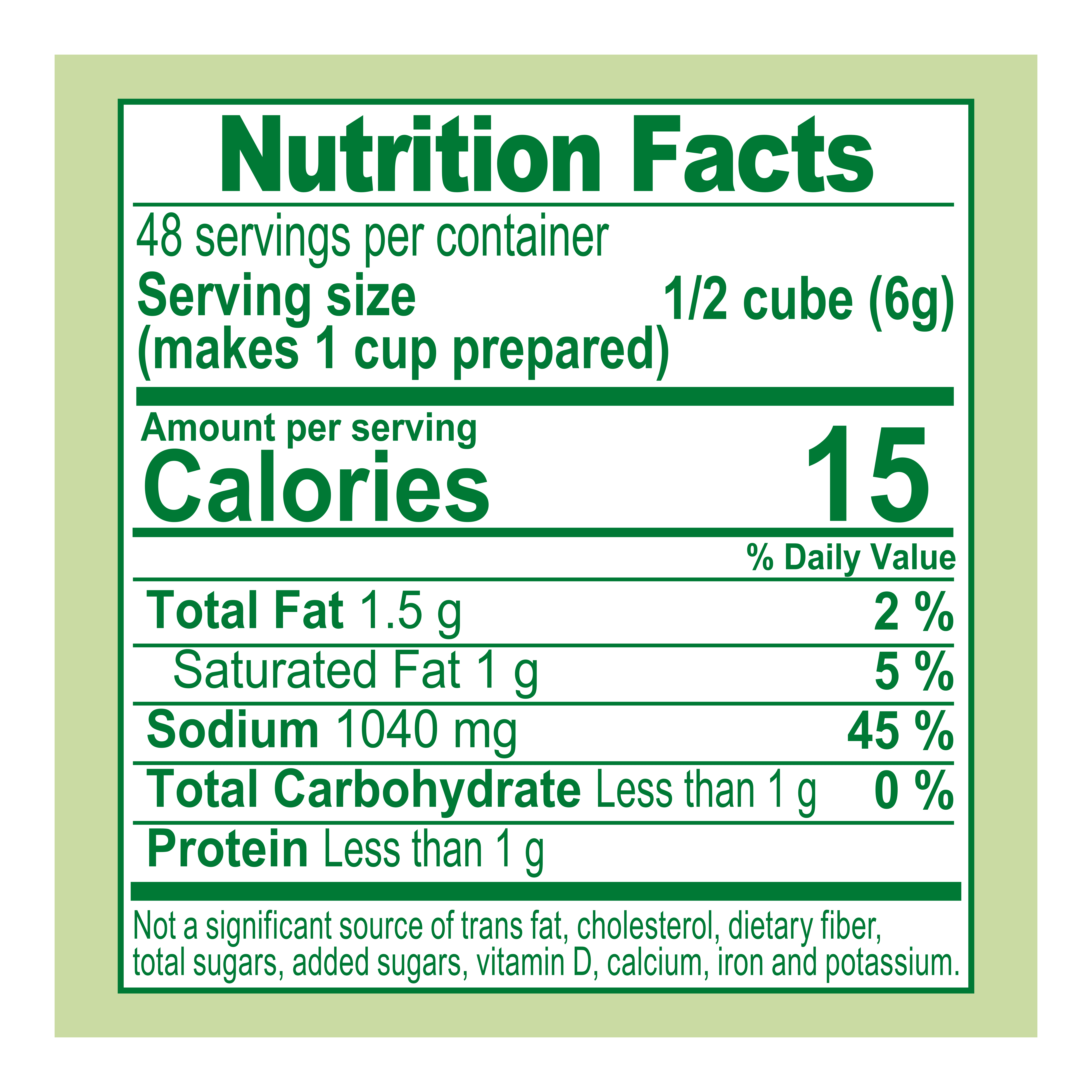 Knorr Chicken Flavor Bouillon, 9.3 oz Cubes, 24 ct