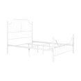thumbnail image 3 of Homycasa Victoria Full Size Metal Bed Frame Platform, White, 3 of 8