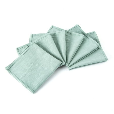 Mint Green Cotton Napkins Cloth Napkins Set Of 6 Canvas Napkins
