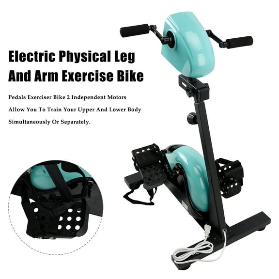 Electric Rehabilitation Pedal Trainer Upper and Lower Limb Active and Passive arm and Leg Trainer Physical Therapy Auxiliary Rehabilitation Equipment for Seniors