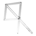 thumbnail image 4 of Milisten Protractor For Woodworking Long Miter Measuring Tool Miter Angle Finder Ruler, 4 of 5