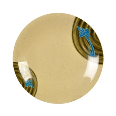 Excellante Wei melamine dinnerware collection 4 3/4" dinner plate, comes in dozen