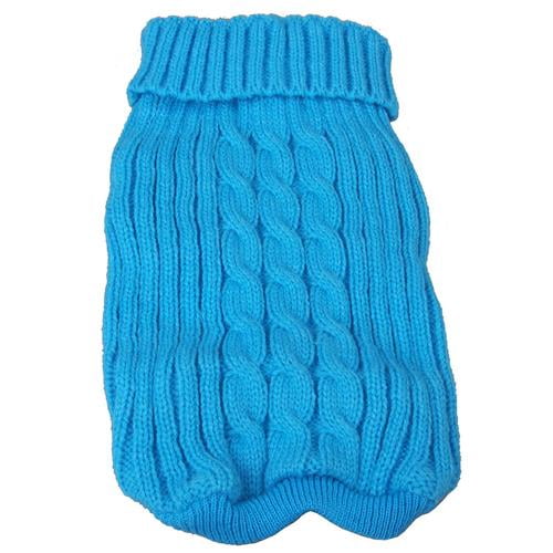 Heavy Cotton Rib-Collared Pet Sweater