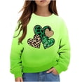 thumbnail image 1 of COM1950s St. Patricks Day, Chandails en Molleton pour Fillettes, T-Shirt à Manches Longues pour Enfants St. Patrick's Day Imprimé Col Rond Chandail en Molleton Top Adapté pour Garçons et Filles Chandails en Molleton à Capuche, 1 of 9