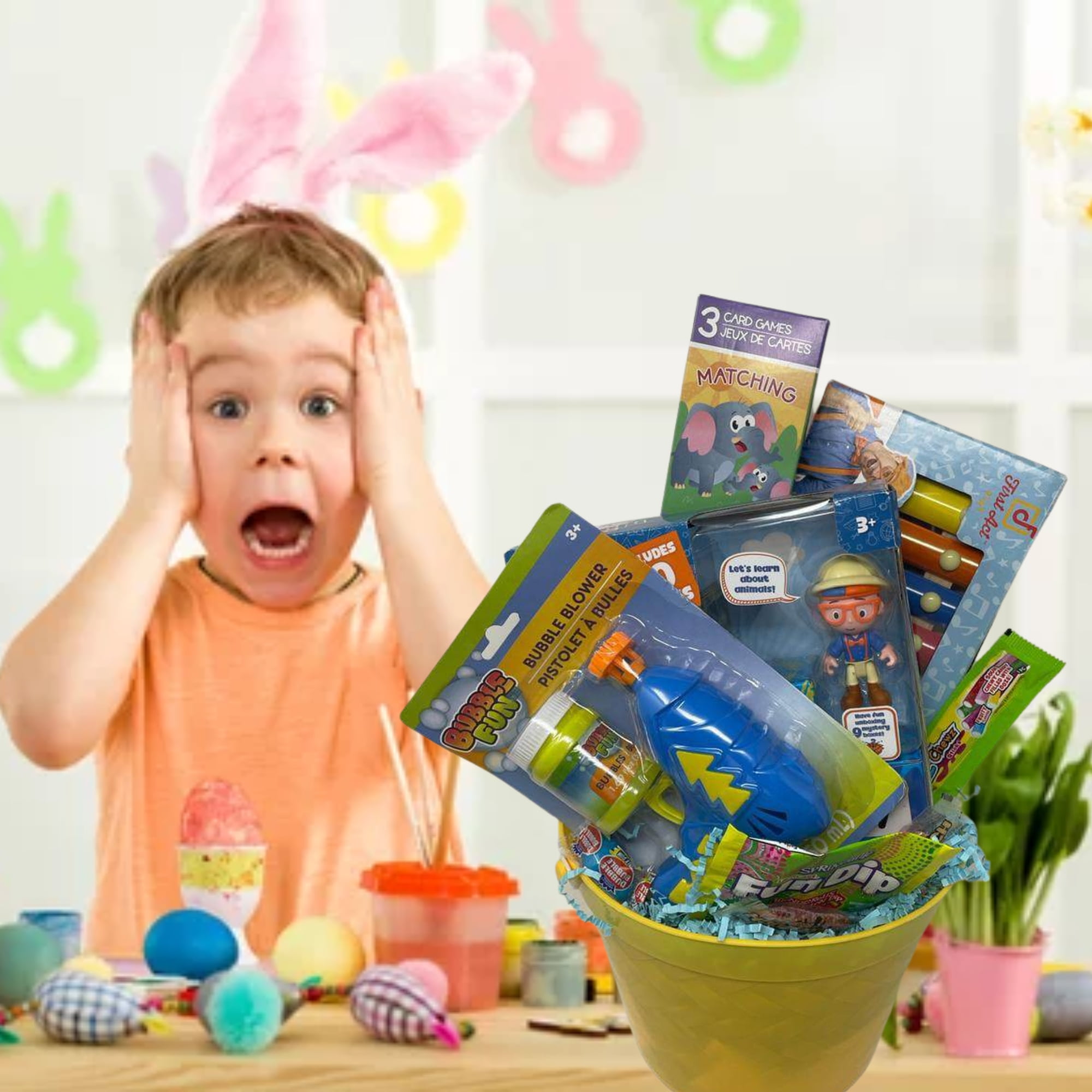 Easter basket ideas for cheap 3 year old boy