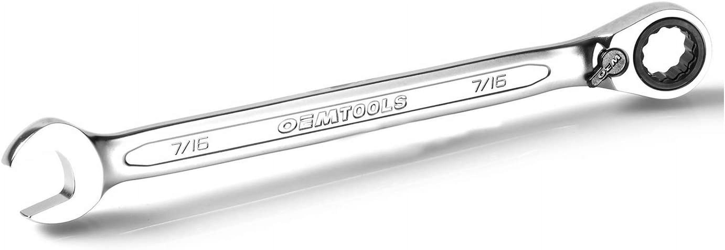 OEMTools 8 Piece RingStop® Reversible Ratcheting Wrench Set (SAE)