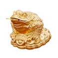thumbnail image 3 of Estatua de rana de dinero Feng Shui Colección de resina decorativa Escultura de prosperidad para Estilo C, 3 of 9