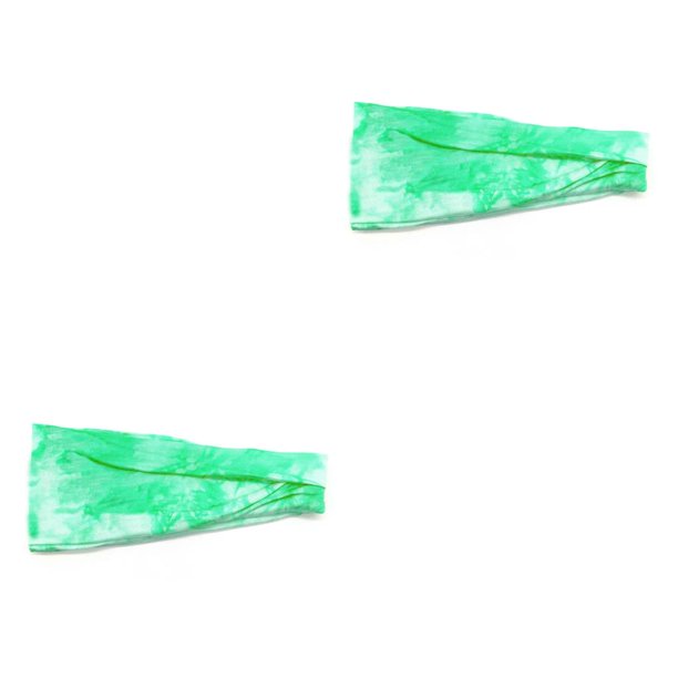 Diadema Tie Dye Qarigey Deportes de moda Multicolor Verde claro 2piezas CBP391514