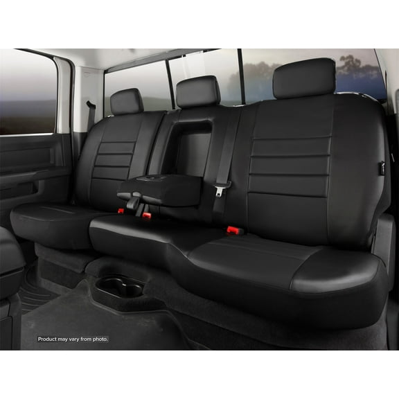 Fia Inc. SL62-92 BLK/BLK FIASL62-92 BLK/BLK 14-16 SILVERADO/SIERRA 1500/15-16 GM 2500/3500 SL REAR 60/40 SEAT COVER W/ADJ HEAD BLK/BLK