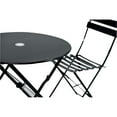 thumbnail image 6 of Carolina Classics  Set of 2 Folding Metal Bistro Chair in Black, 6 of 7