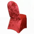 thumbnail image 2 of Velvet Spandex Banquet Chair Cover Red, 2 of 5