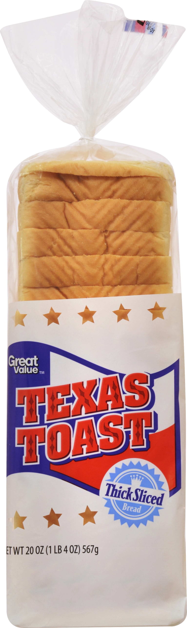 Great Value Texas Toast, Thick Sliced Bread, 20 oz