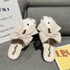 thumbnail image 2 of Pantuflas de verano para mujer, pantuflas de media pantuflas para niños, anticolisión, antideslizantes, de fondo suave, sandalias de moda para estudiantes, 2 of 6
