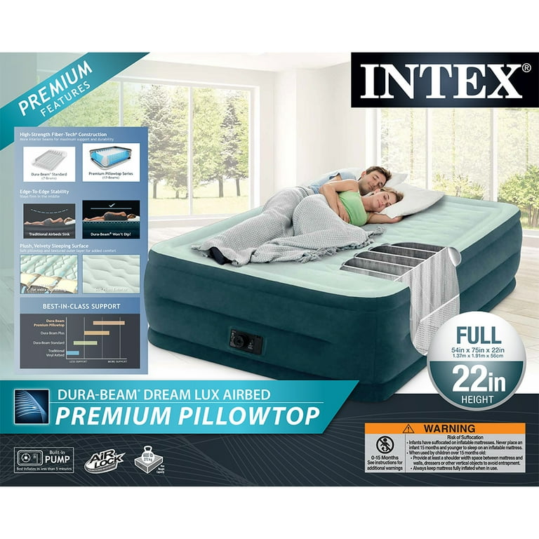 Intex full size outlet air mattress walmart