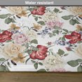 thumbnail image 6 of Ambesonne Spring Place Mats Set of 4, Lilacs Roses Flowers, Standard Size, Pale Pink Cream, 6 of 6