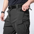 thumbnail image 3 of Men 6 Pocket Cargo Work Pants Durable Regular Fit Breathable Outdoor Utility Trousers S-XXL, 3 of 9
