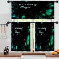 thumbnail image 3 of LALILO Kitchen Curtains and Valances Set of 3 36" Magic Window Treatment Tiers for Window Decor, 3 of 5