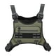 thumbnail image 1 of Bolsa de pecho para exteriores, bolsa impermeable de neopreno, de viaje, chaleco de aparejo de pecho, paquete para correr, pescar, deportes, adultos, Verde, 1 of 8
