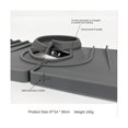 thumbnail image 5 of Alfombrilla para grifo PENGJJMXG bandeja colectora de goteo protector flexible contra salpicaduras gris negro, 5 of 5