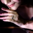 thumbnail image 5 of Rosec Jewels Lab Diamond Wedding Band - Heart Band Ring - EF-VS Quality Certified, 10K Yellow Gold, US 9.50, 5 of 9