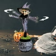 thumbnail image 4 of HomeKingdee Halloween Animatronics Decoration,Sound Activated Scary Rotating Witches with Spooky Sounds for Home,Yard,Patio,Decor,Animated Dancing Witch on Cauldron Props, 4 of 9