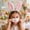 White, variant on Orangide Easter Bunny Face Coverings Holiday Bunny Face Decorations for Easter Party Fun Wear Festive Accessories for Kids Adults Photo Booth Props Celebrations