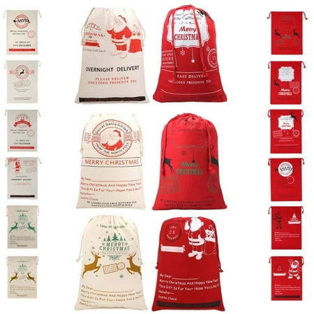 Extra Large Outdoor Christmas Decorations Christmas Bag Santa Sack Canvas Bag For Gifts Santa Sack Special Delivery Extra Large Size 27.5