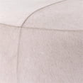 thumbnail image 2 of Jamie Young Co Thackeray Small Round Metal/Leather Hide Pouf in White, 2 of 2