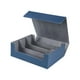 thumbnail image 3 of Estuche para 1800+, soporte protector para tarjetas de 11,5 x 10 x 4,2 pulgadas para tarjetas deportivas azul forrado en gris Hugo Estuche de baraja de cartas coleccionables, 3 of 10