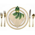 thumbnail image 2 of Nawy Palm Leaves Cloth Napkins for Dining Table Kitchen Daily Party Housewarming Farmhouse Decor 6 PCS, 2 of 7